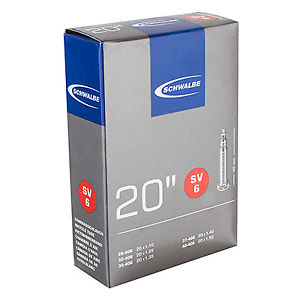 Schwalbe 10413313V Fahrradschlauch Presta-Ventil 20"