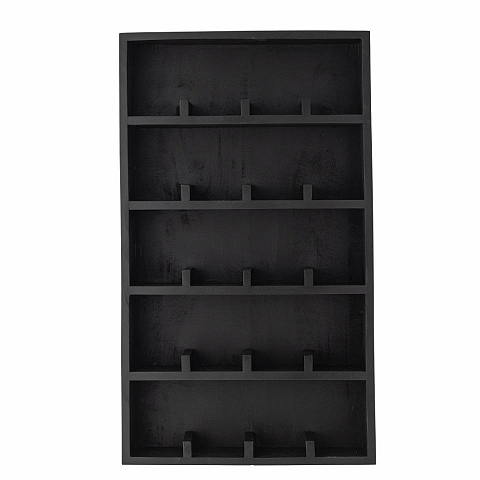 Bloomingville 82064987 Regal Wandverteiler Mango-Holz Schwarz