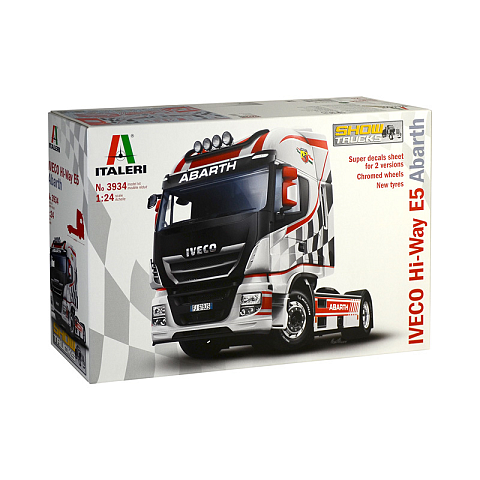 Italeri Iveco Hi-Way E5 Abarth LKW-/Anhänger-Modell Montagesatz 1:24