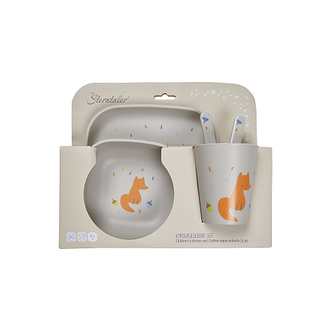 Sterntaler 6802573 Besteck für Kleinkinder Kleinkind-Besteck Grau Polypropylen (PP)