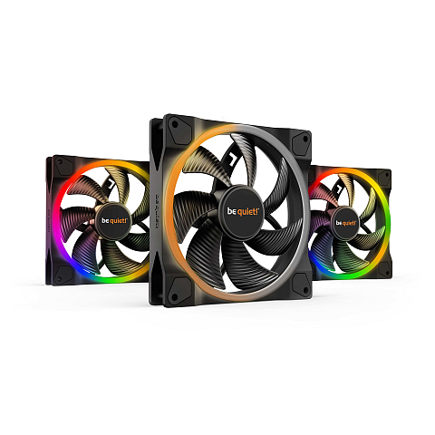 be quiet! Light Wings | 140mm PWM Triple Pack Computergehäuse Ventilator 14 cm Schwarz 1 Stück(e)