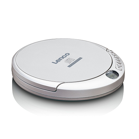 Lenco CD-201 CD-Player Silber Tragbarer CD-Player