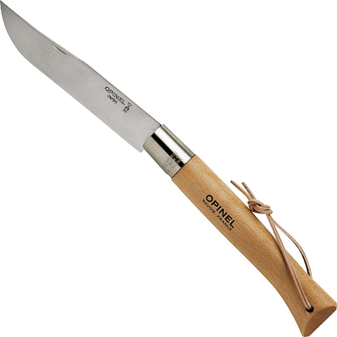Opinel 122136 Taschenmesser Camper/scout Grau, Holz