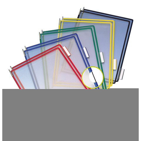 Tarifold 114001 Zubehör für Dokumentenanzeige-Karussell Blau PVC Rahmen