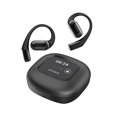 4smarts SkyBuds AI Kopfhörer Kabellos Offene Ohren Anrufe/Musik Bluetooth Schwarz