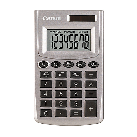 Canon LS-270L Taschenrechner Tasche Display-Rechner Silber