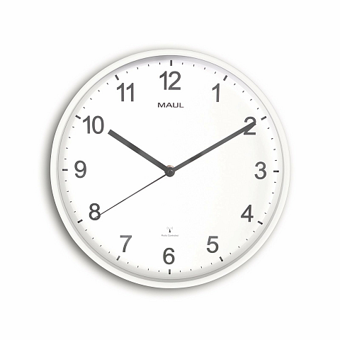 MAUL 9054602 Wand- /Tischuhr Funkgesteuerte Uhr Rund Weiß