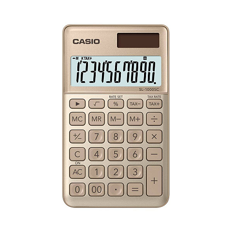Casio SL-1000SC-GD Taschenrechner