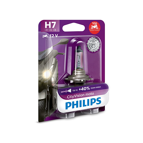 Philips CityVision Moto 12972CTVBW Motorradscheinwerferlampen