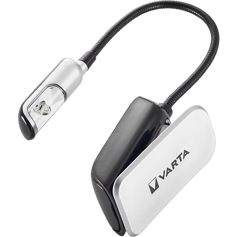 Varta 16618 Schwarz, Silber Clip Taschenlampe LED