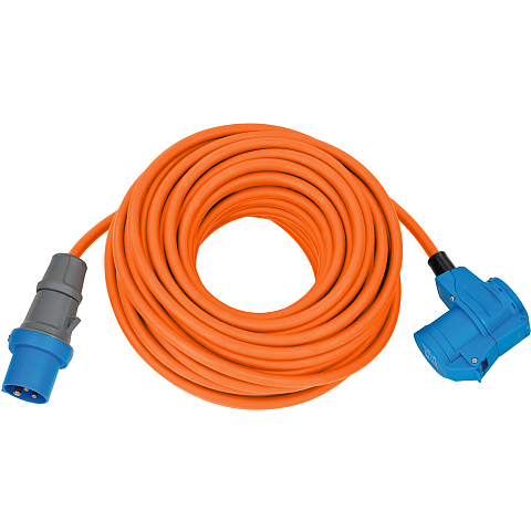 Brennenstuhl 1167650525 Verlängerungskabel 25 m Draußen Blau, Orange