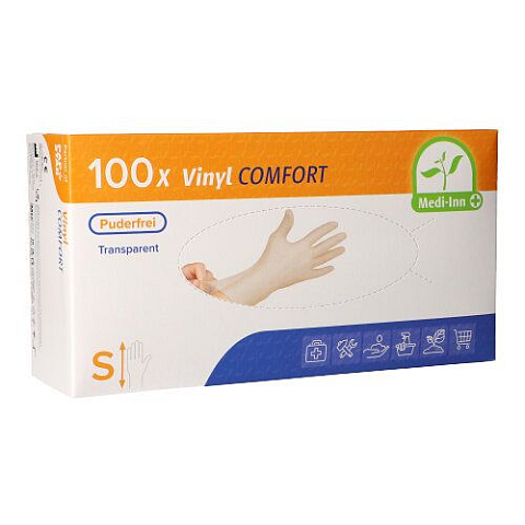 Papstar 93021 Medizinischer Untersuchungshandschuh Transparent S 100 Stück(e)