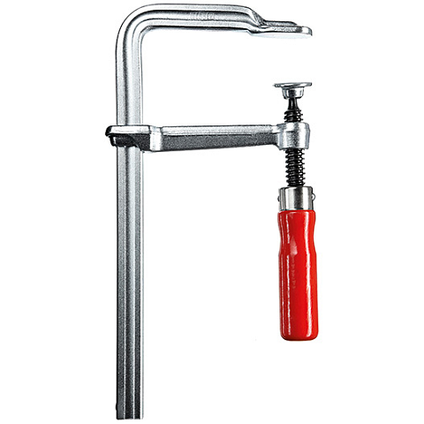 BESSEY GS10 Schraubzwinge F-Klammer 10 cm Aluminium, Rot