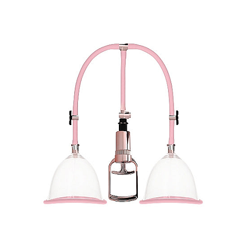 SHOTS Toys Breast Pump Set Medium Rose Gold Milchpumpe Manuell