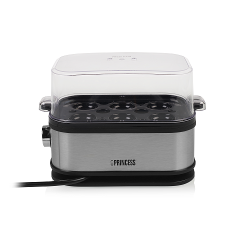 Princess 01.262046.01.001 Eierkocher 6 Eier 400 W Schwarz, Silber