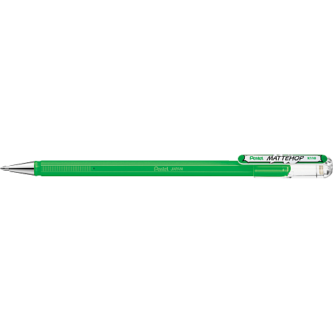 Pentel Mattehop Fein Verschlossener Gelschreiber Grün 1 Stück(e)