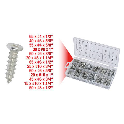 KS Tools 970.0430 Schraube/Bolzen 550 Stück(e)