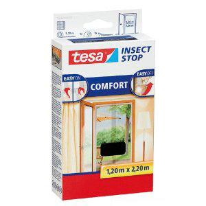 TESA Insect Stop Comfort Moskitonetz Tür Silber