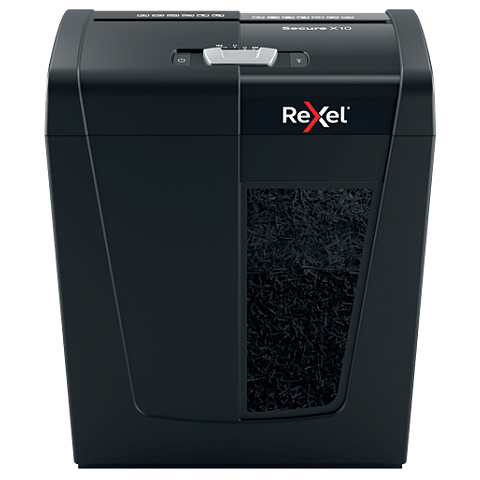 Rexel Secure X10 Aktenvernichter Kreuzschreddern 68 dB Schwarz