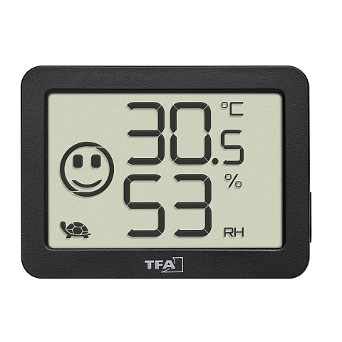 TFA-Dostmann 30.5055.02 Drinnen Elektronisches Hygrometer Schwarz