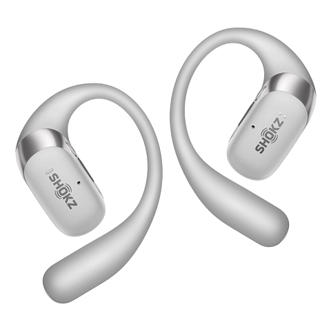 SHOKZ OpenFit 2+ Kopfhörer Kabellos Ohrbügel, im Ohr Anrufe/Musik Bluetooth Grau