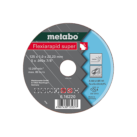 Metabo 616208000 Winkelschleifer-Zubehör Schneidedisk
