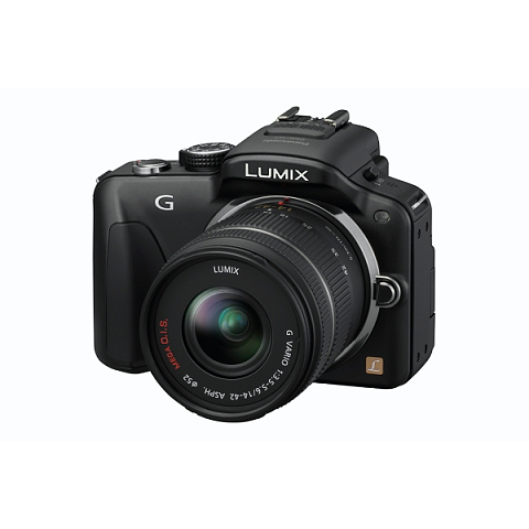 Panasonic Lumix DMC-G3 + G VARIO 14-42mm MILC 16 MP Live MOS 4592 x 3448 Pixel Schwarz
