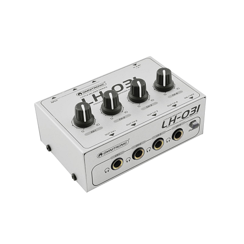 Omnitronic 10355031 Kopfhörer-Verstärker Silber