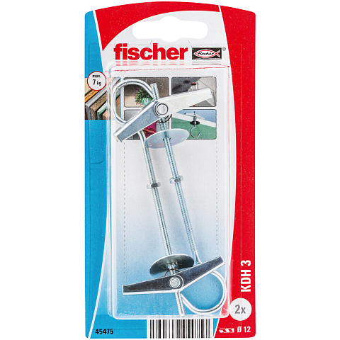 Fischer 45475 Schraubanker/Dübel 2 Stück(e) Schrauben- & Dübelsatz 105 mm