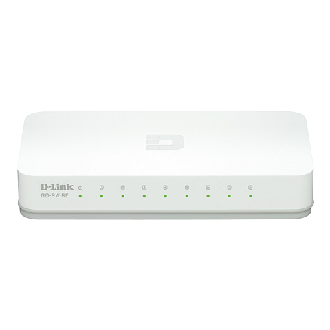 D-Link GO-SW-8E/E Netzwerk-Switch Unmanaged Fast Ethernet (10/100) Weiß
