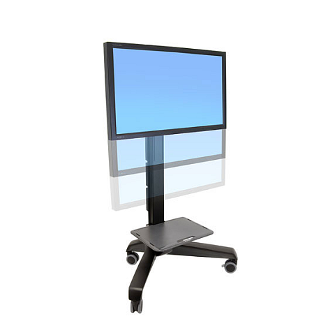Ergotron Neo-Flex Mobile MediaCenter UHD Schwarz Flachbildschirm Multimedia-Wagen