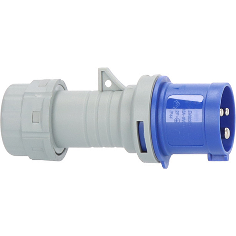 Brennenstuhl 1081010020 Elektrischer Netzstecker Blau, Grau 3P