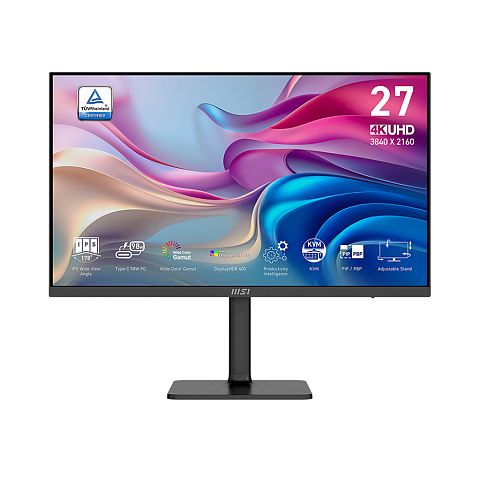 MSI MODERN MD272UPHGDE Computerbildschirm 68,6 cm (27") 3840 x 2160 Pixel 4K Ultra HD Schwarz