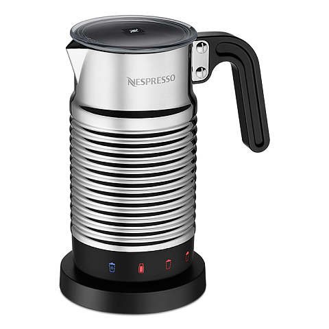 Nespresso Aeroccino4 Automatischer Milchaufschäumer/-wärmer Schwarz, Metallisch