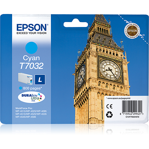 Epson Big Ben Tintenpatrone L Cyan 0.8k