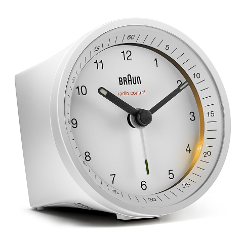 Braun BC07W-DCF Quarzwecker Weiß