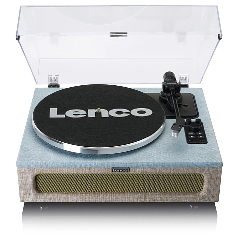 Lenco LS-440 Plattenspieler Audio-Plattenspieler mit Riemenantrieb Blau, Graubraun Automatisch