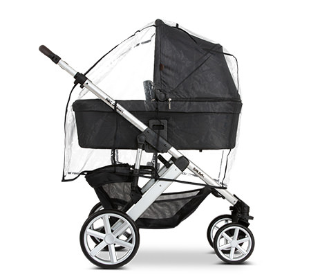 ABC Design 12001811002 Kinderwagen-Fußsack Raincover Transparent