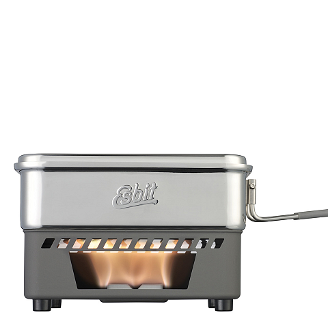ESBIT CS1100ST Camping-Kochtopf Set 1,1 l Schwarz, Silber