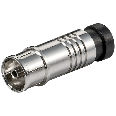 Goobay 67242 Koaxialstecker F-Typ 10 Stück(e)