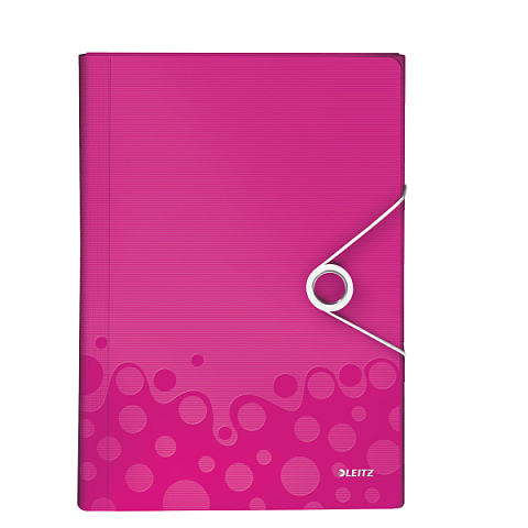 Leitz Projektmappe WOW A4 PP pink metallic