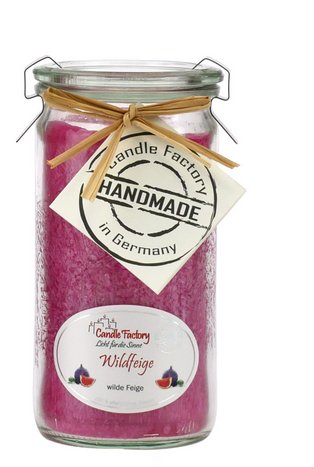 Candle Factory Mini Jumbo Wachskerze Rund Feigenbaum Pink 1 Stück(e)