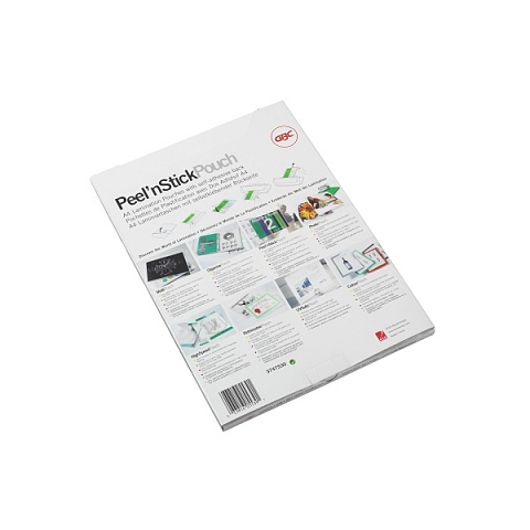 GBC Peel`n Stick Laminiertaschen A4 2x100 Micron glänzend (100)