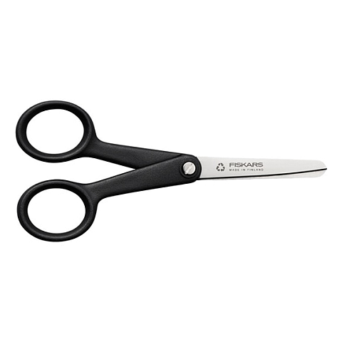 Fiskars 1074542 Büro- & Bastelschere Universal Gerader Schnitt Schwarz, Edelstahl