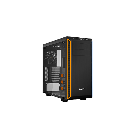 be quiet! Pure Base 600 Window Midi Tower Schwarz, Orange