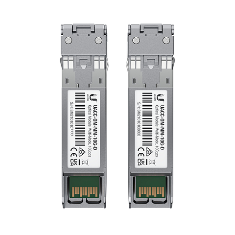 Ubiquiti UACC-OM-MM-10G-D-2 Netzwerk-Transceiver-Modul Faseroptik 10000 Mbit/s 850 nm