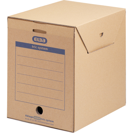 Elba 100421092 Dateiablagebox Karton Hellbraun