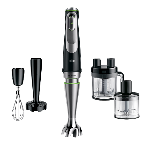 Braun MultiQuick 9 MQ 9195XLI 2 l Pürierstab 1200 W Schwarz, Edelstahl