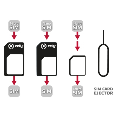 Celly SIMKITAD SIM-/Memory-Card-Adapter SIM-Kartenadapter