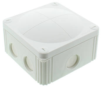 WISKA COMBI 607 WH Elektrische Anschlussbox Polypropylen (PP), Thermoplastisches Elastomer (TPE)